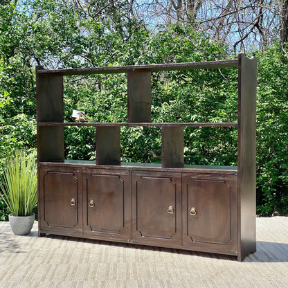 Vintage Display Bookcase Cabinet