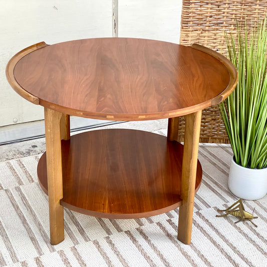 Vintage MCM Lane Walnut Occasional Side Table