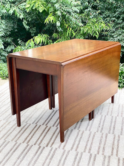 Retro MCM Solid Mahogany Dining Table