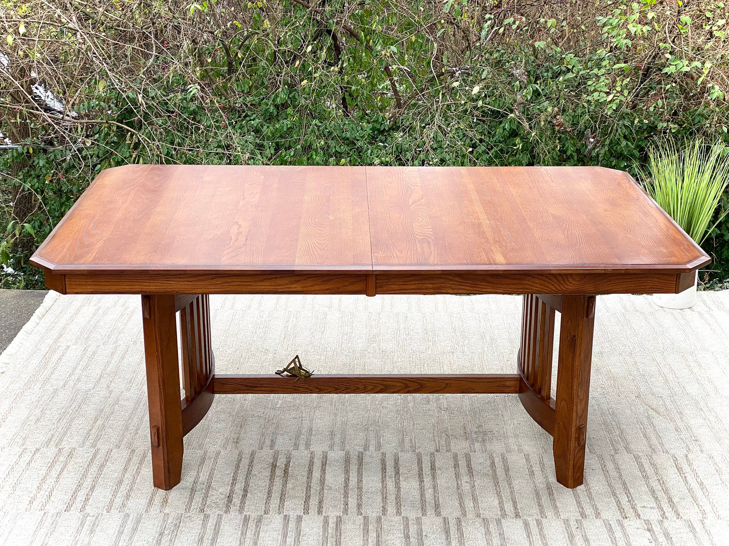 Beautiful Arts & Crafts Style Wooden Dining Table