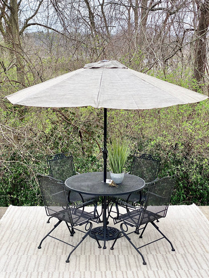 Nice Woodard Style Iron Patio Set