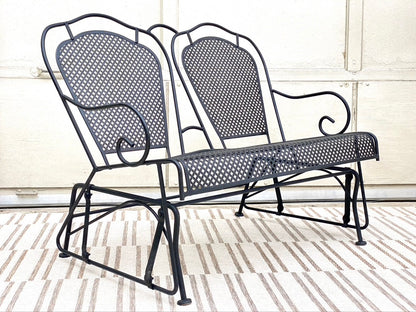 Vintage 3 Piece Black Outdoor Patio Set