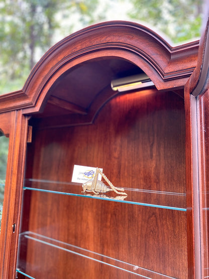 Nice Wooden Jasper 1 Piece Display Case
