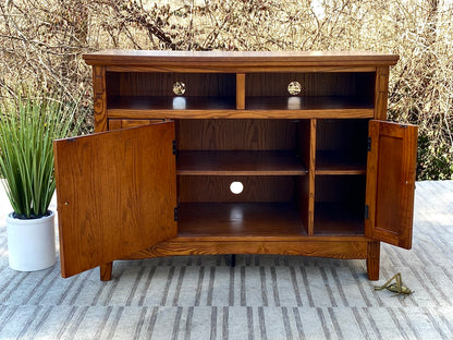 Nice Arts & Crafts Style Media Cabinet