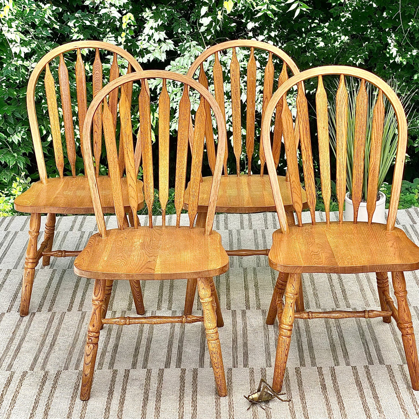 Nice Set of 4 Wood Chairs