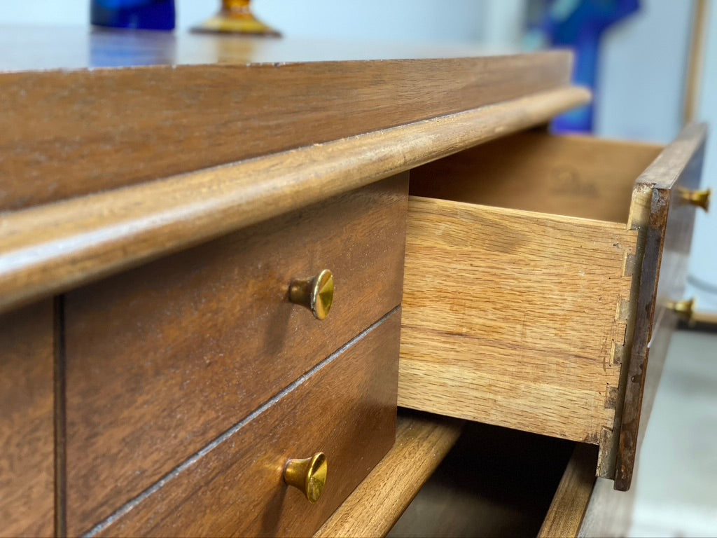 Vintage MCM Mid Century Dixie Two Tone Dresser