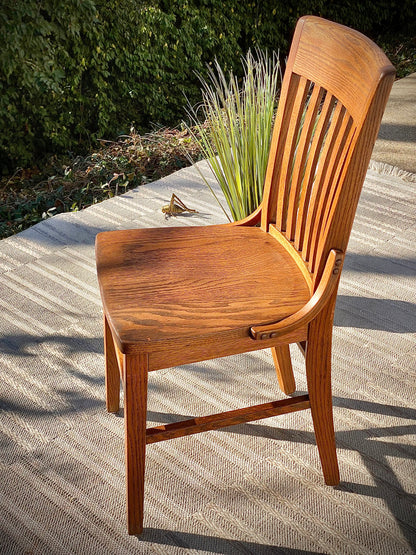 Vintage Oak Desk Chair