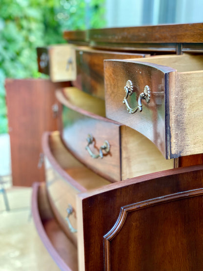 Gorgeous Wooden Curved Front Buffet