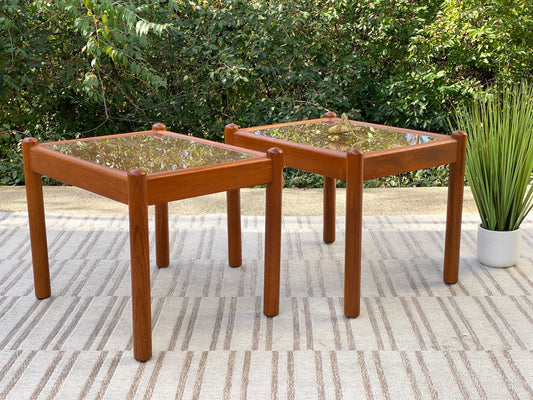 Vintage MCM Dixie Teak End Tables