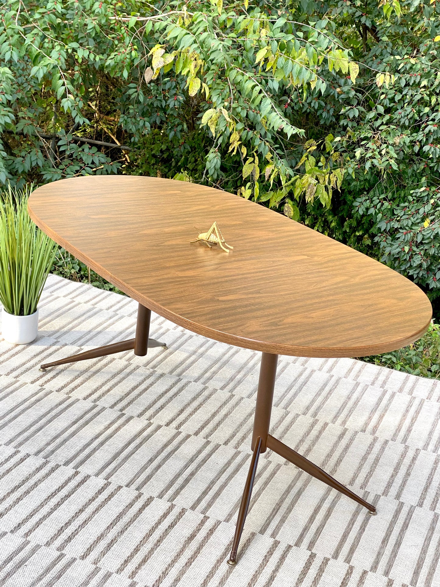 Retro Oval 1970s Dining Table