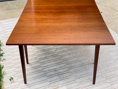 Retro MCM Solid Mahogany Dining Table