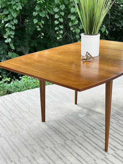 Vintage MCM Wooden Drop Leaf Dining Table