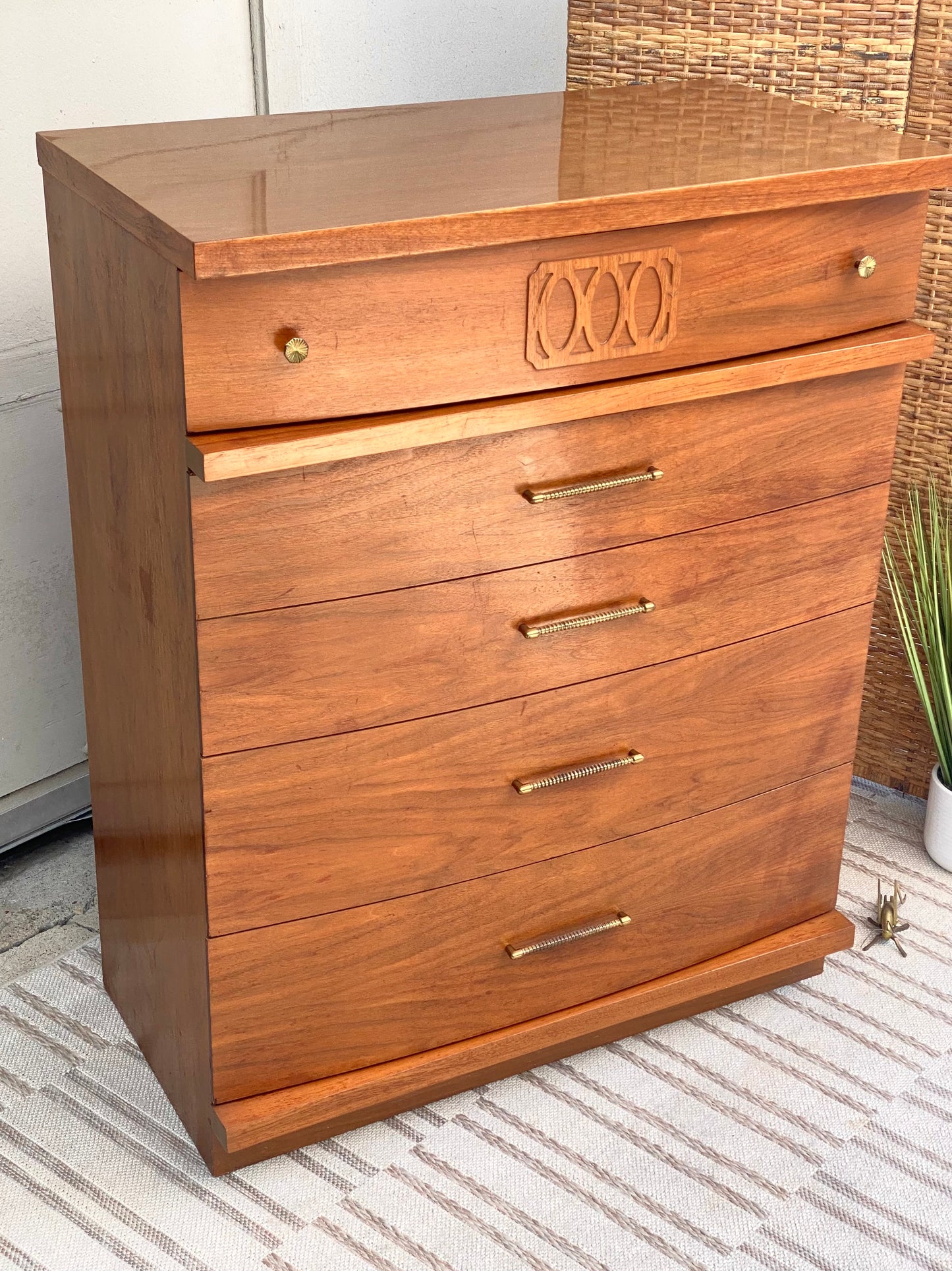 Retro MCM 4 Drawer Dresser