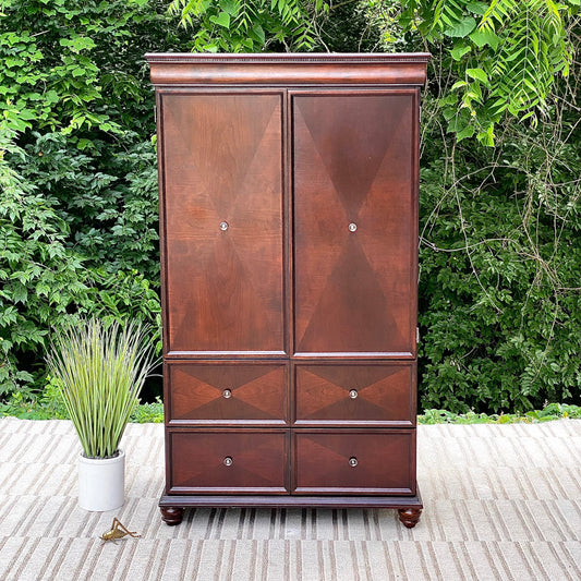 Nice Wooden Storage Armoire Cabinet