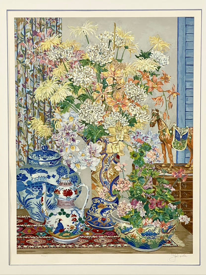 JOHN POWELL Signed/Numbered Floral Framed Print