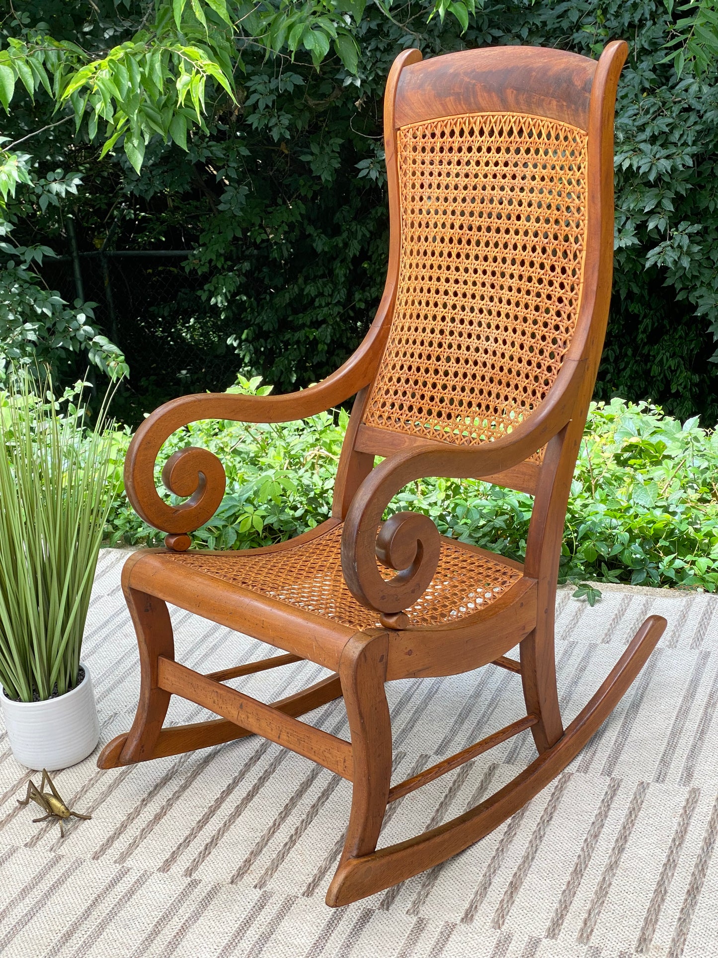 Vintage Wooden Rocking Chair