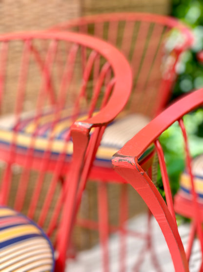 Vintage MCM Woodard Bar Stool Chairs