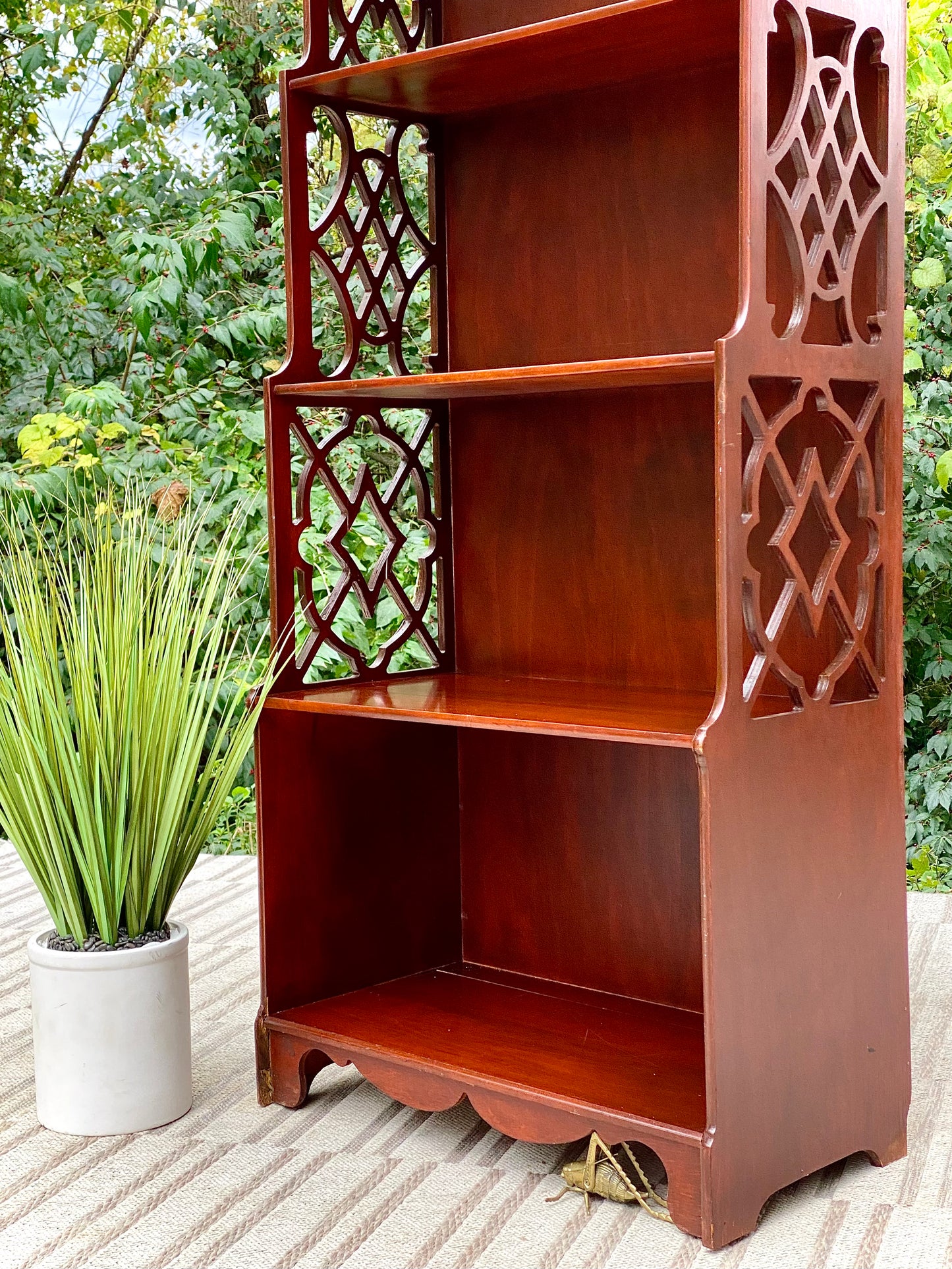 Vintage Wooden Butler Display Rack