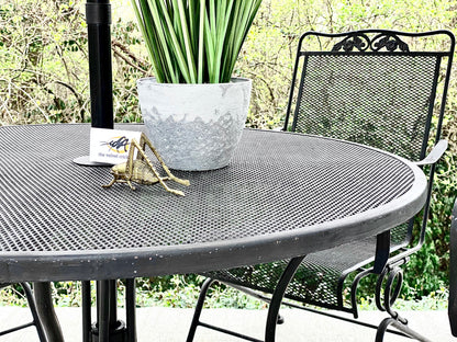 Nice Woodard Style Iron Patio Set