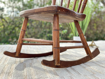 Vintage Wooden Accet Chair