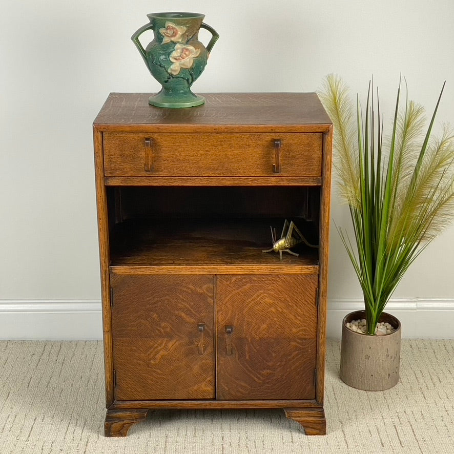 Vintage Oak Side Table