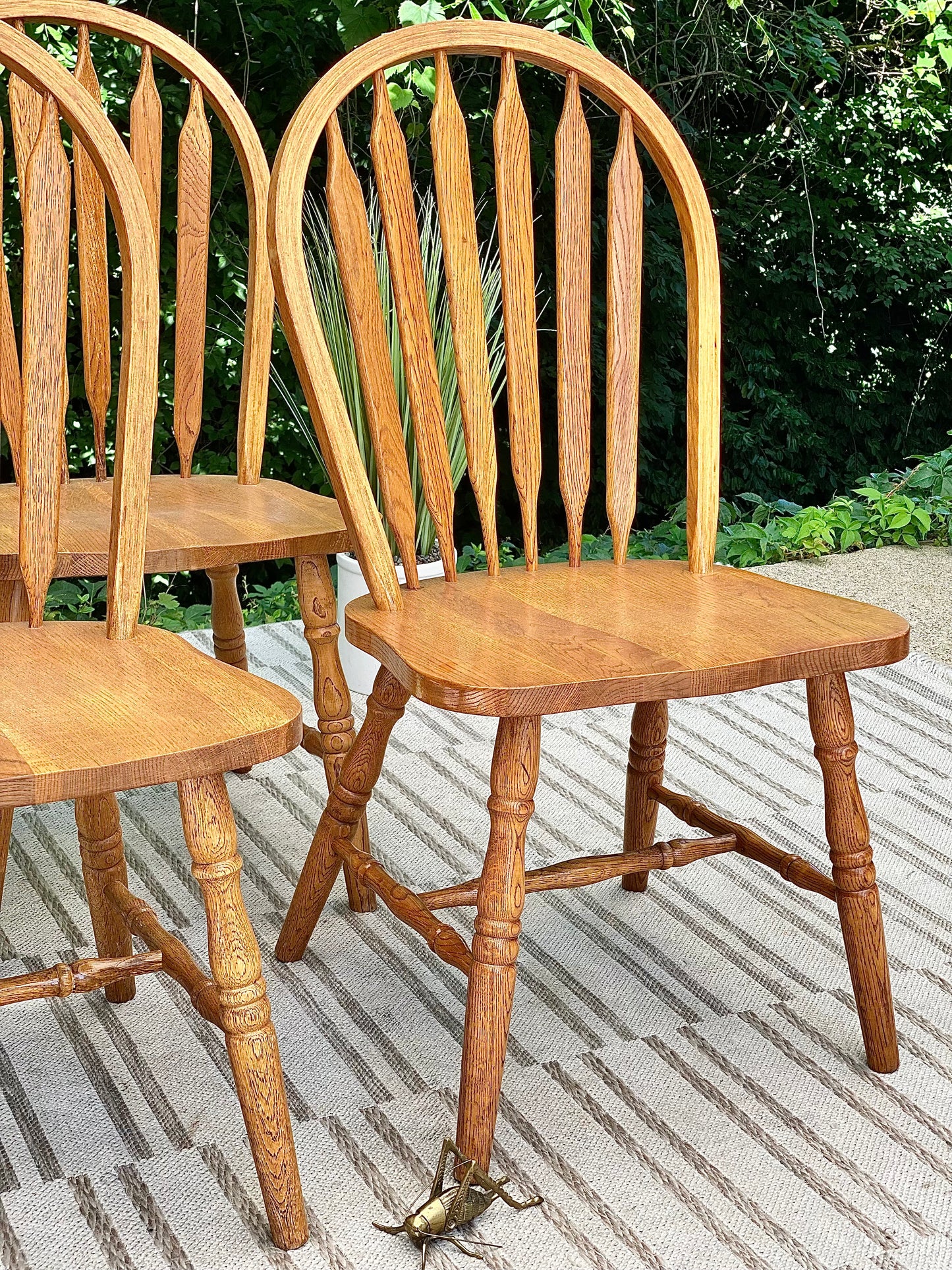 Nice Set of 4 Wood Chairs
