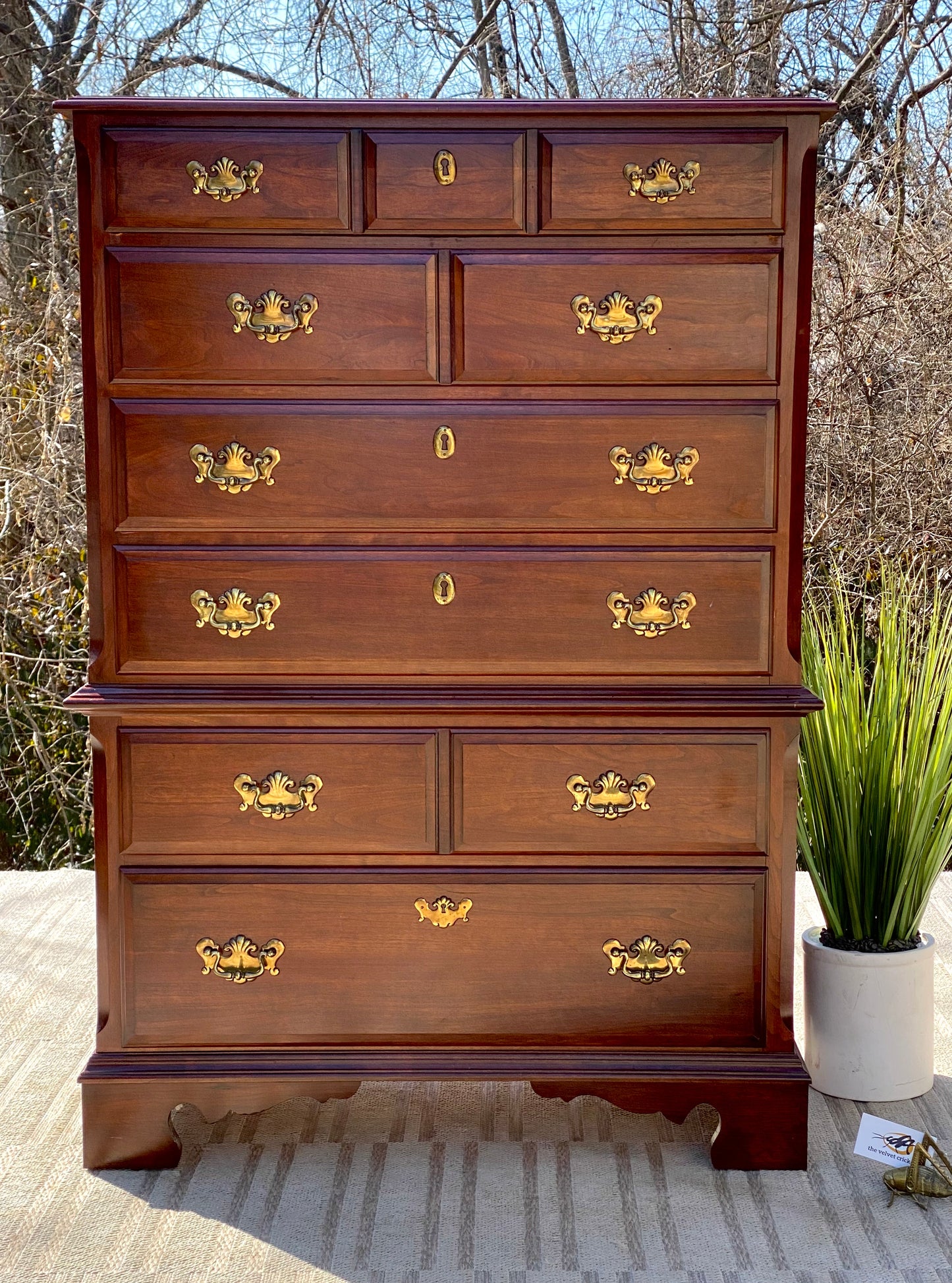 Beautiful Pennsylvania House Wooden 6 Drawer Dresser