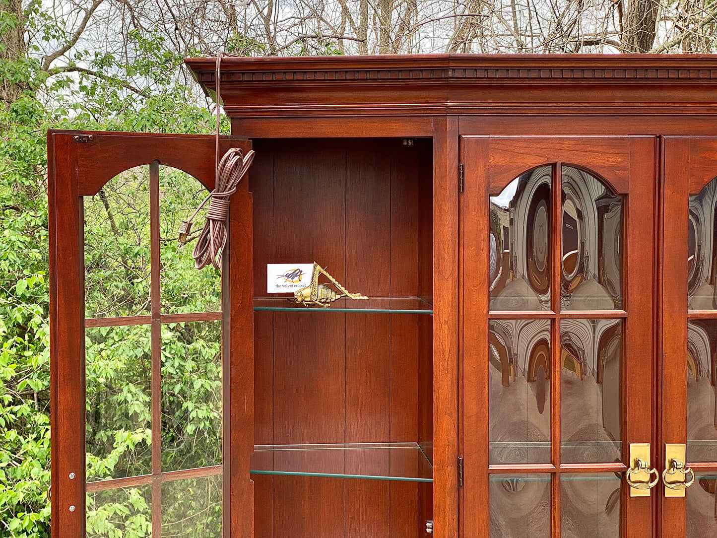 Beautiful Pennsylvania House Cherry Display Hutch