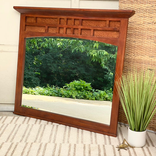 Arts & Crafts Style Wall Mirror