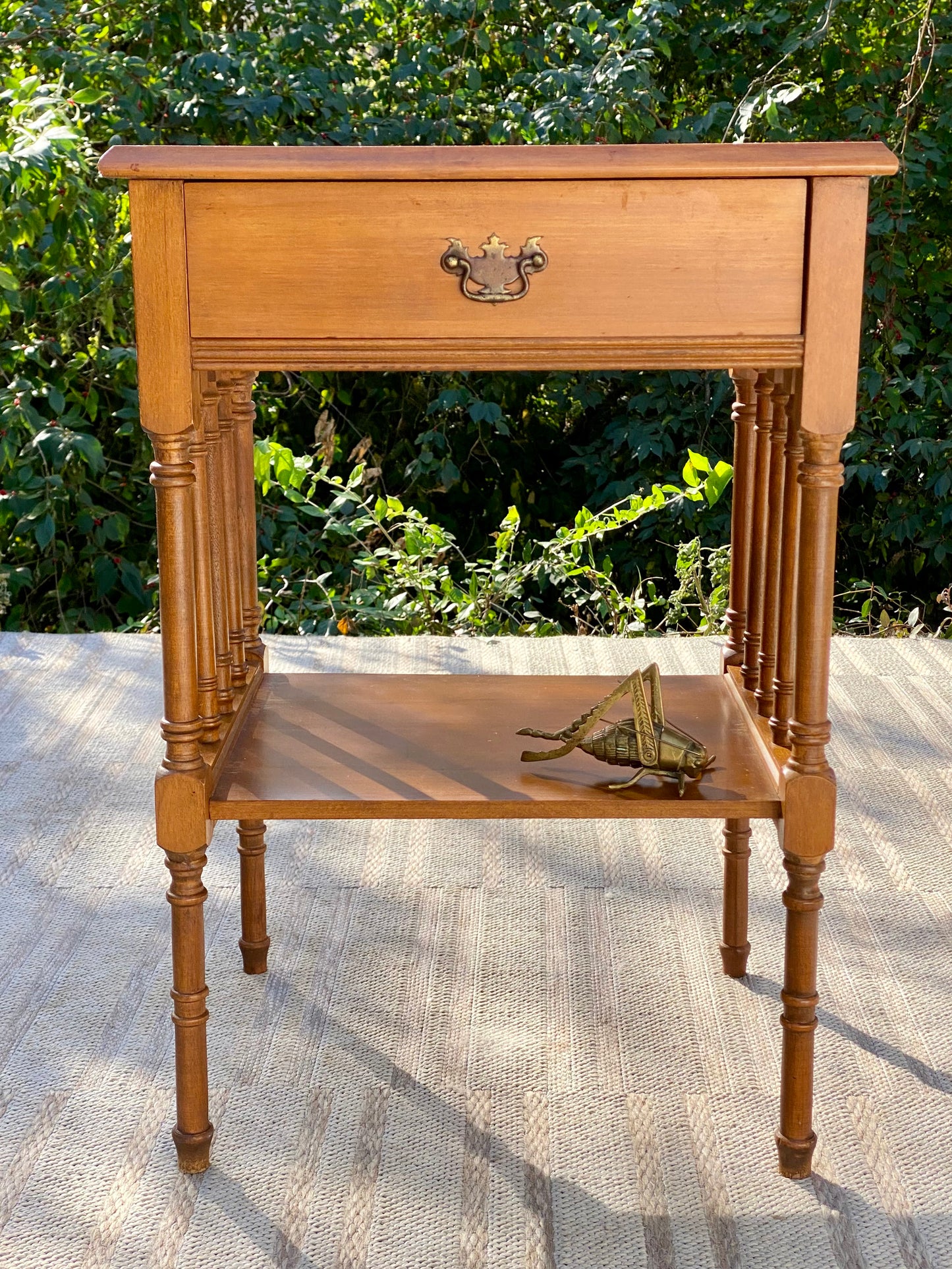 Vintage Wooden Maple Side Table