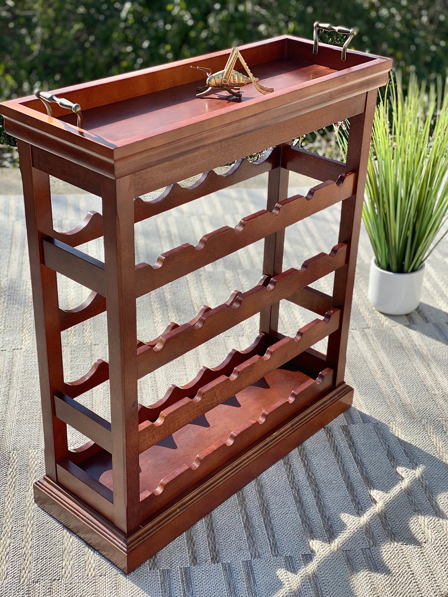 Bombay Wooden Wine Rack