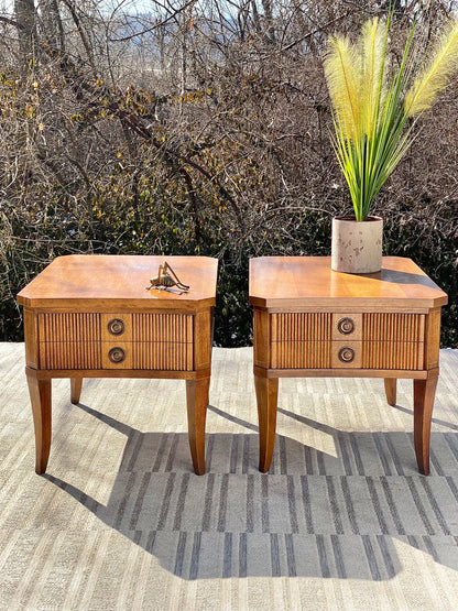 Vintage Mid Century Hammary Side End Tables