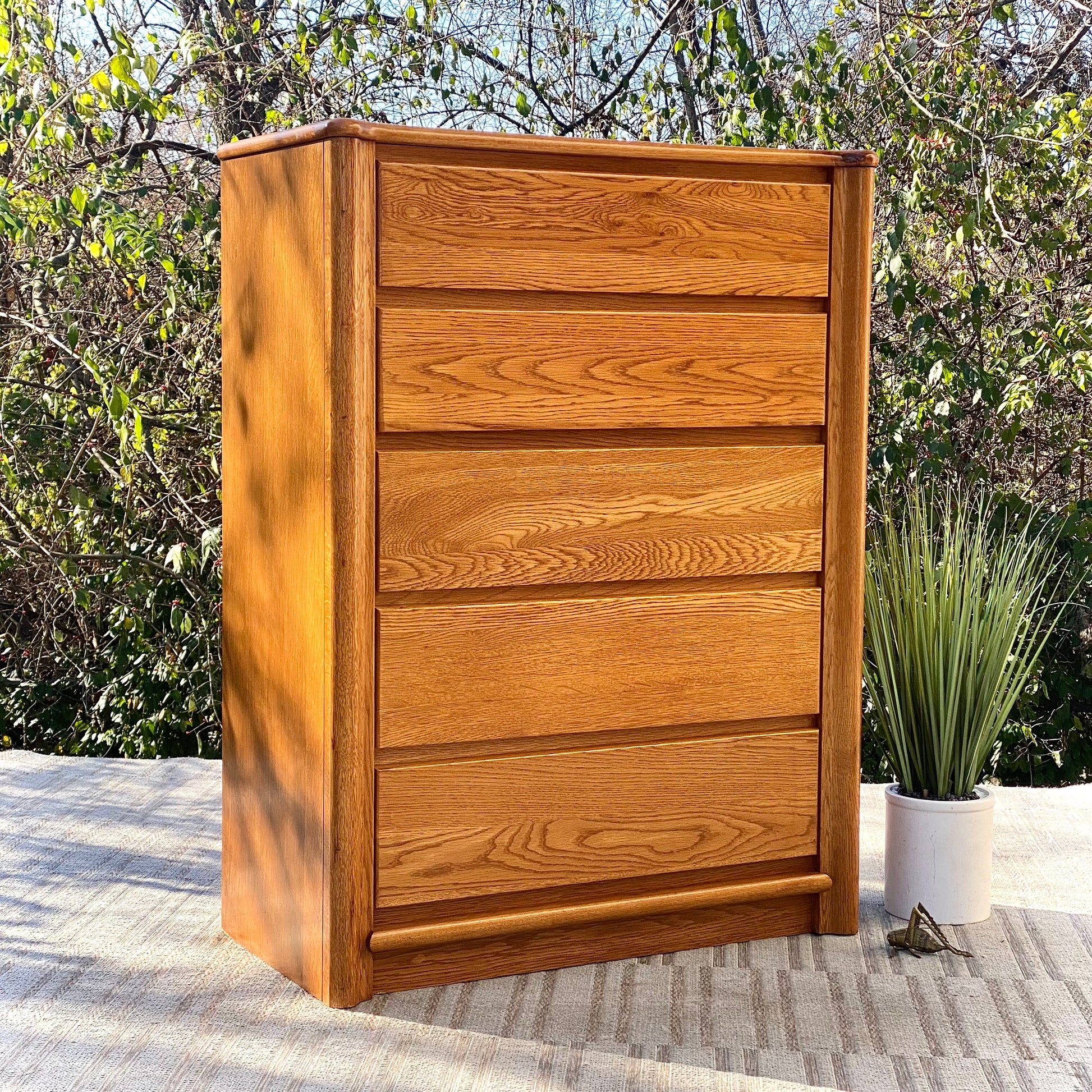 Nice Webb Wooden 5 Drawer Highboy Dresser The Velvet Cricket Nice Webb Wooden 5 Drawer Highboy Dresser The Velvet Cricket