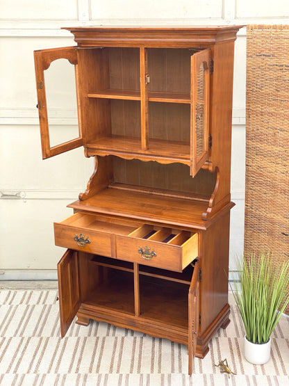 Vintage Haywood Wakefield Wooden Hutch