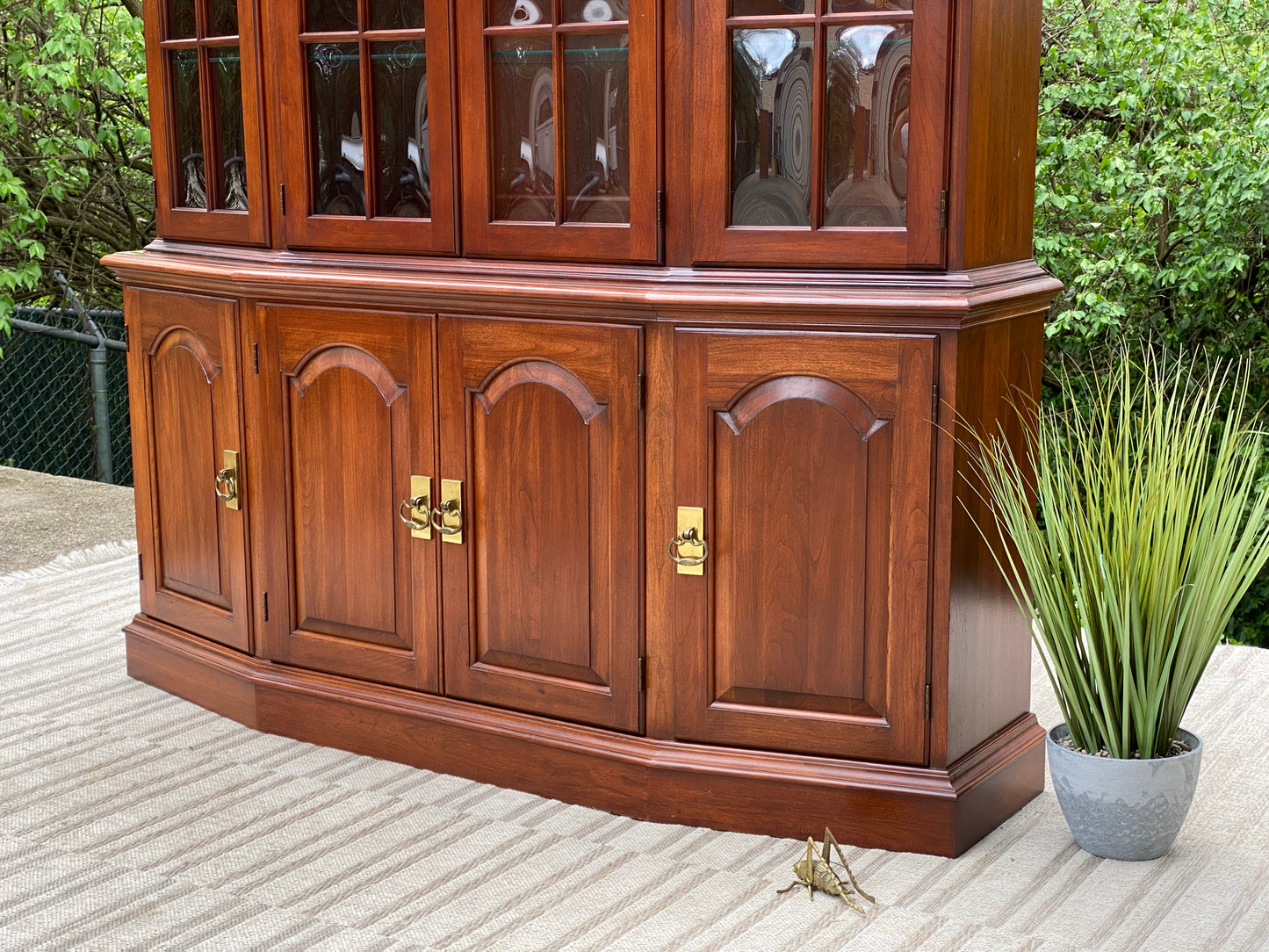 Beautiful Pennsylvania House Cherry Display Hutch