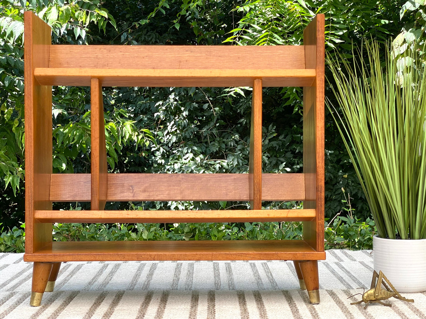 Vintage MCM Wooden Bookshelf