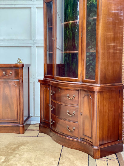 Gorgeous Wooden Curved Front Hutch