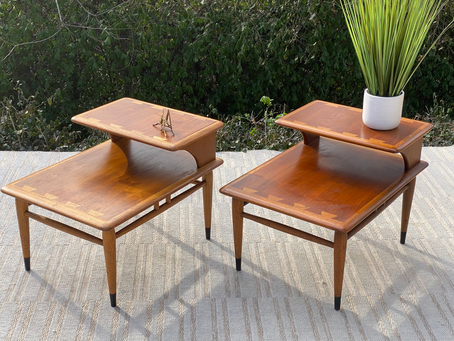 Vintage MCM Lane Acclaim Side Tables