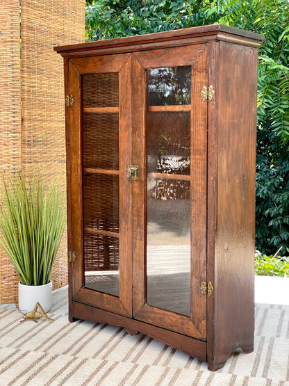 Vintage Wooden Bookcase Bookshelf