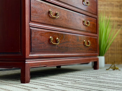 Vintage Rosewood 5 Drawer Dresser