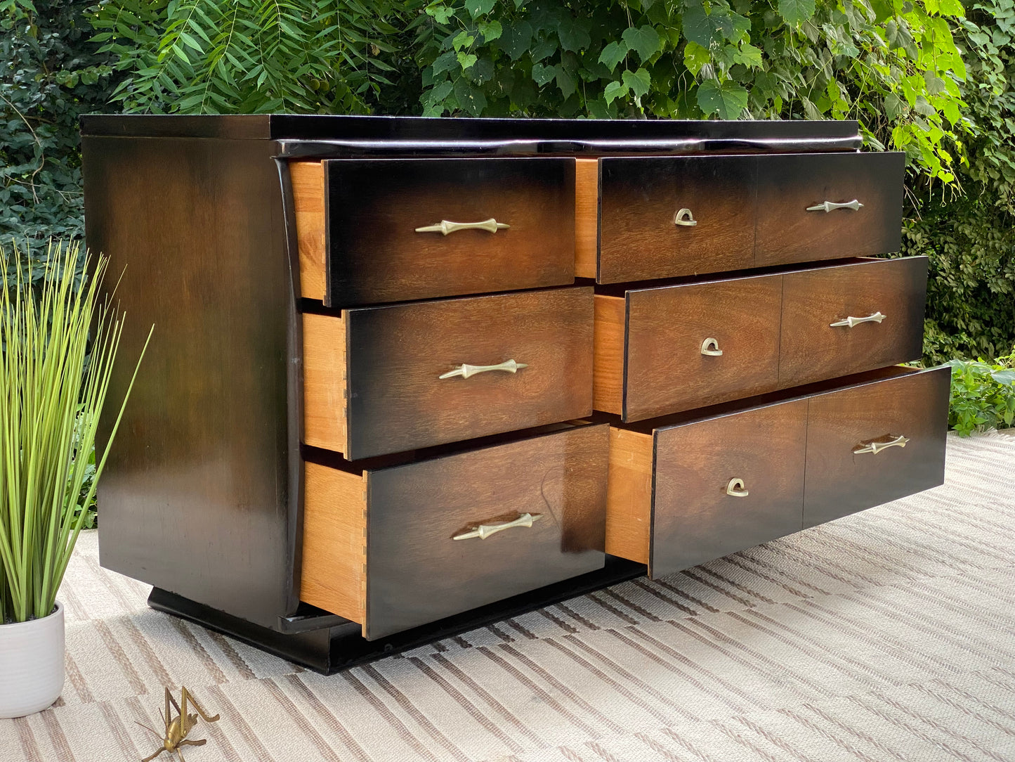 Vintage MCM Kent Coffey Lowboy Dresser