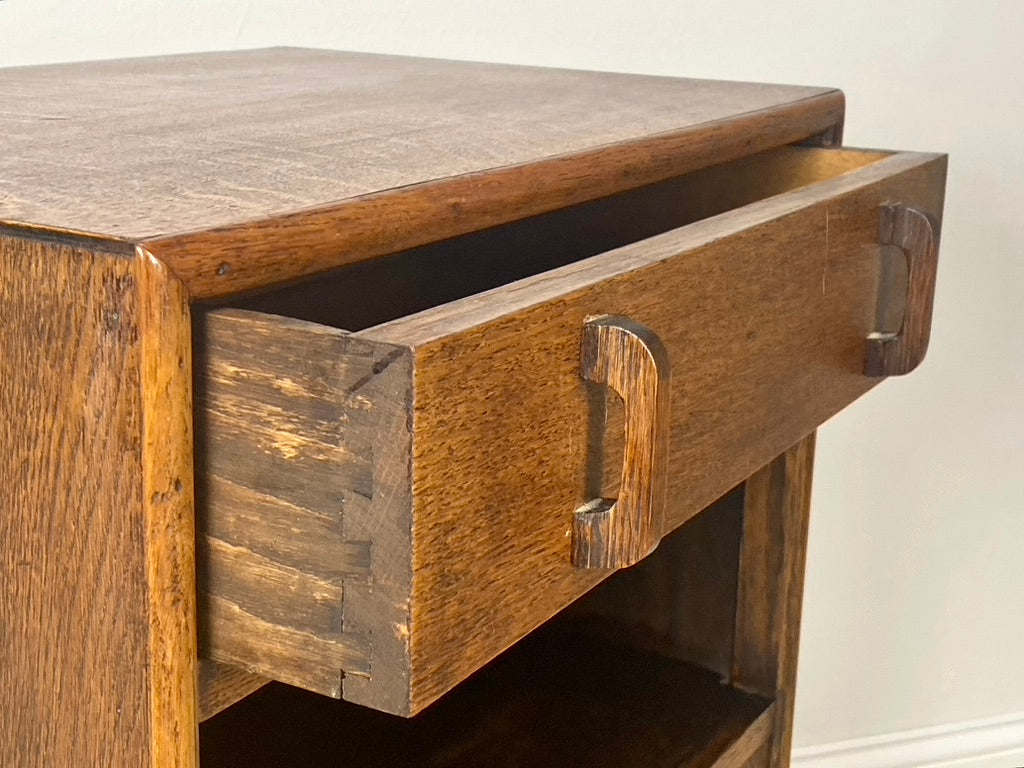 Vintage Oak Side Table