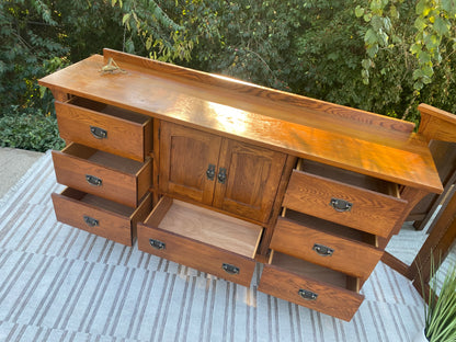 Arts & Crafts Style Kincaid Long Dresser