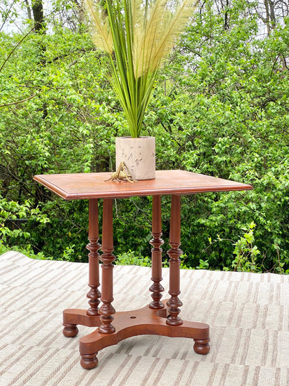 Vintage Wooden Plant Stand Fern Table