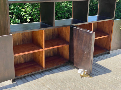 Vintage Display Bookcase Cabinet