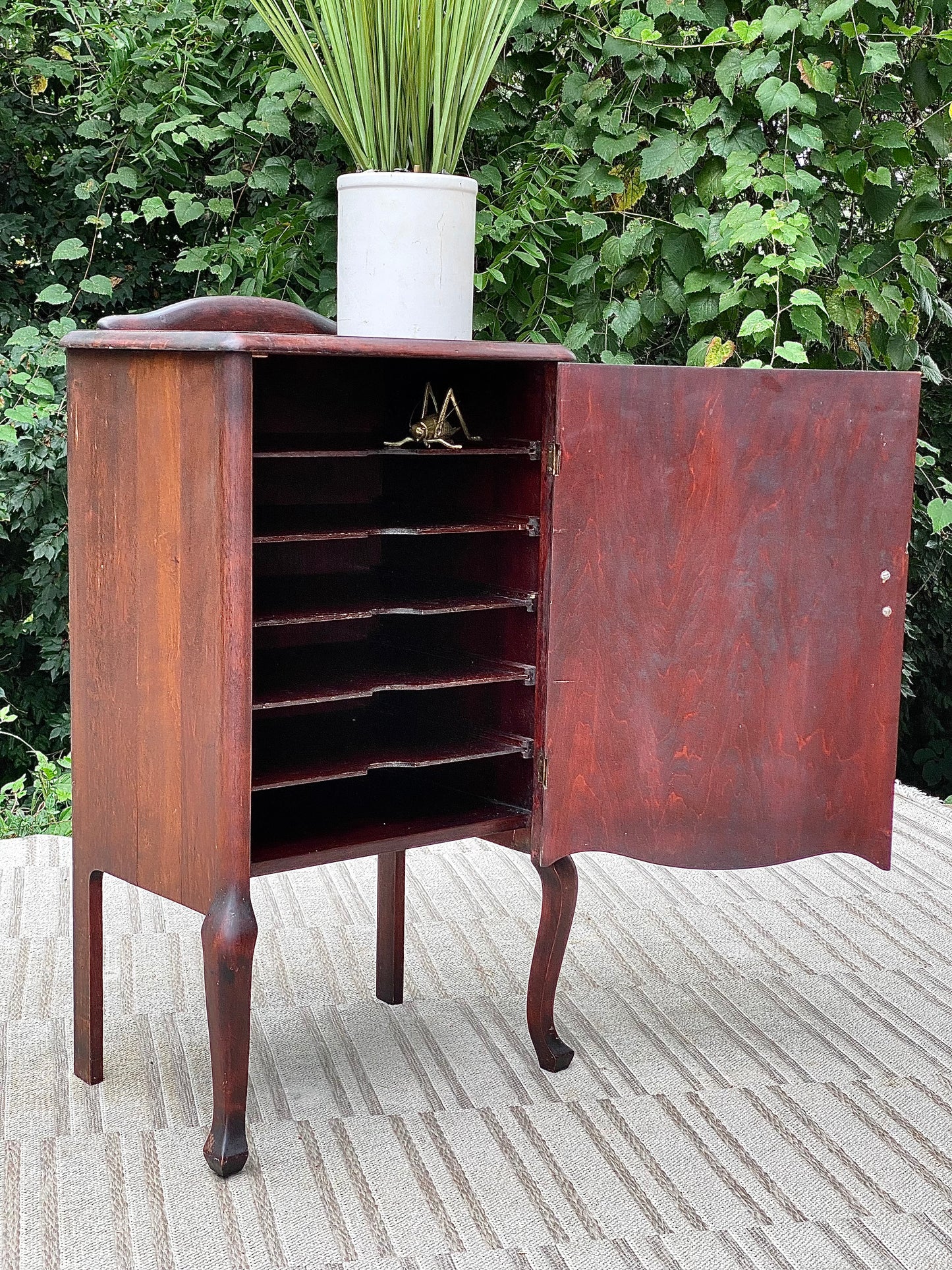 Vintage Mahogany Floor Cabinet