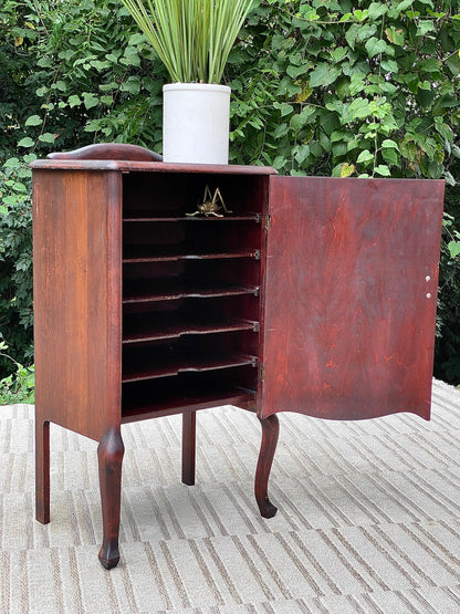 Vintage Mahogany Floor Cabinet