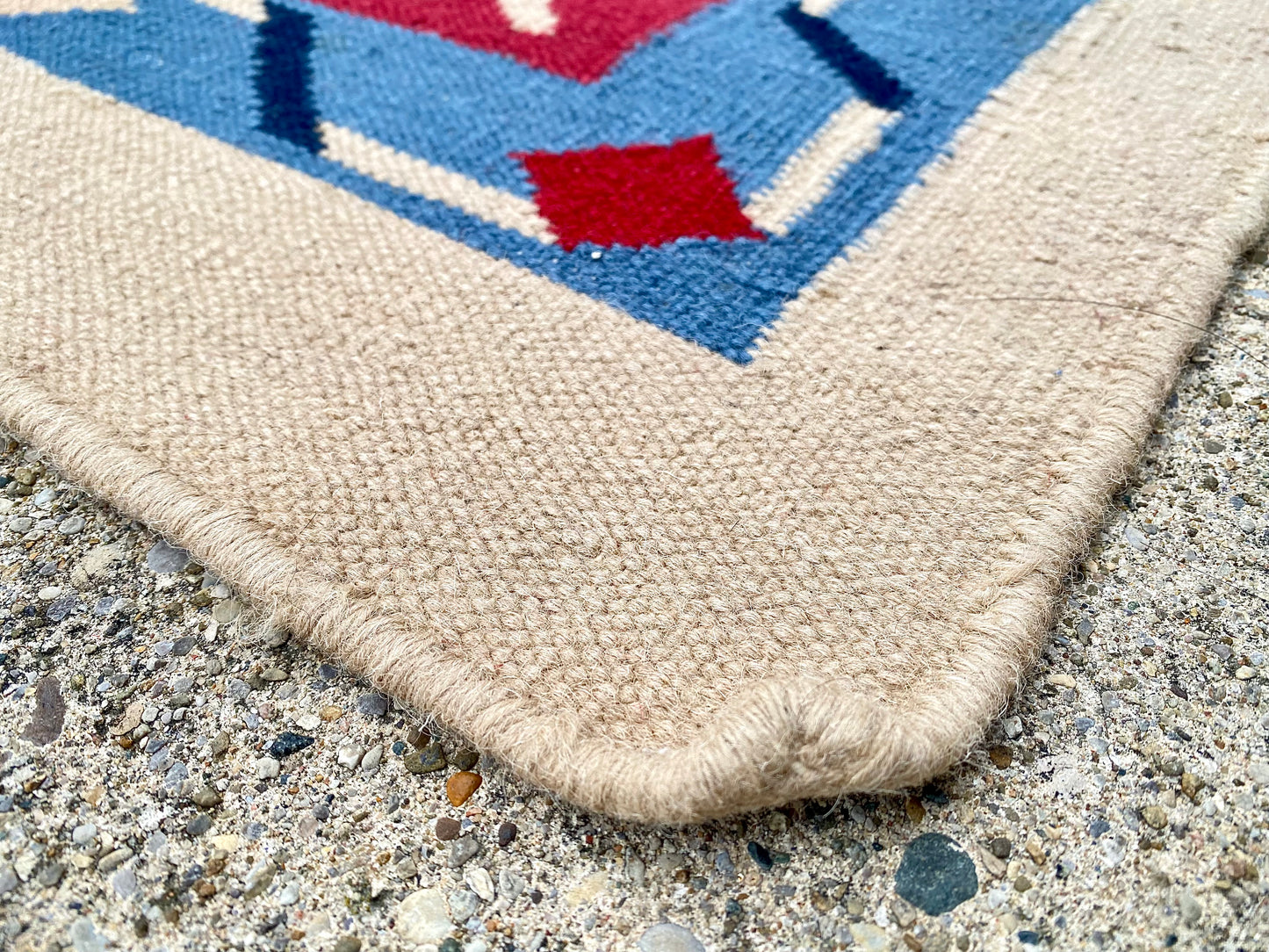 Large Native American Colorful Woven Area Rug