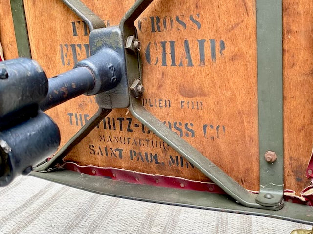 Vintage Fritz & Cross Industrial Metal Chair