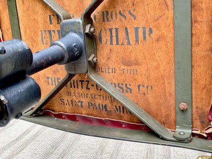 Vintage Fritz & Cross Industrial Metal Chair